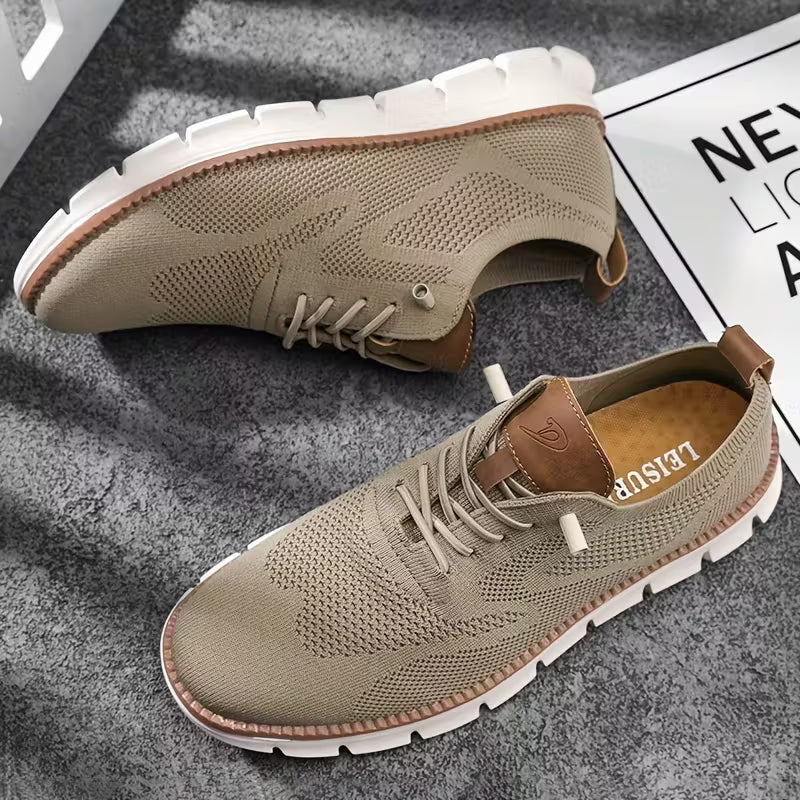 Men's Trendy Knitted Breathable Walking Shoes