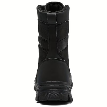 New Autumn And Winter Men'S Long Boots in Solid Colors