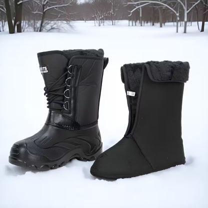 Men'S Snow Boots, Lightweight Fishing Shoes, Warm And Insulated for Outdoor Use