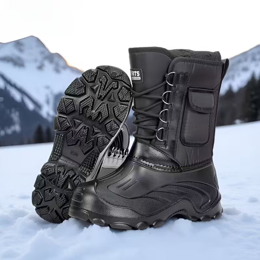 Men'S Snow Boots, Lightweight Fishing Shoes, Warm And Insulated for Outdoor Use