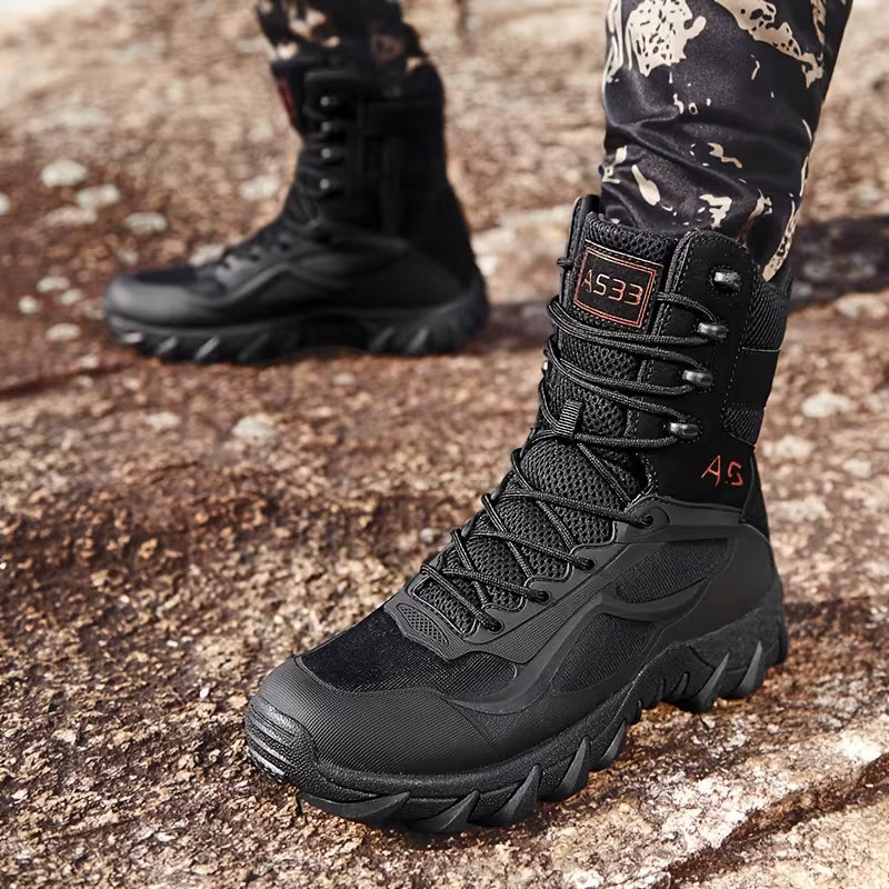 High-Top Jungle Combat Boots Cross-Border Delta Hiking Shoes
