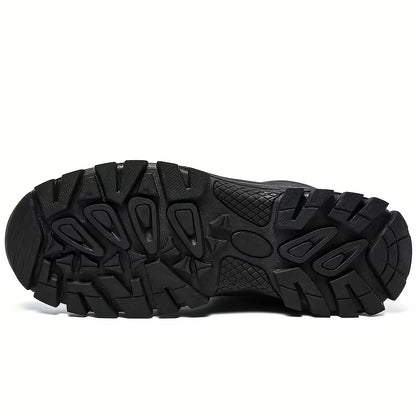 New Autumn And Winter Men'S Long Boots in Solid Colors